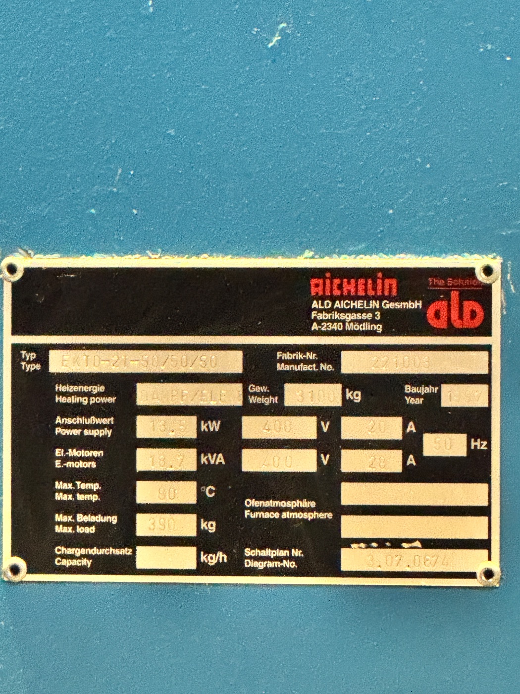 AICHELIN / ALD Continuous Case-Hardening Line